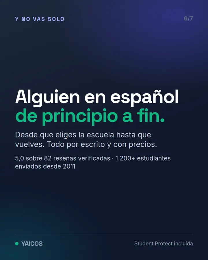 Alguien en español de principio a fin, todo por escrito y con precios