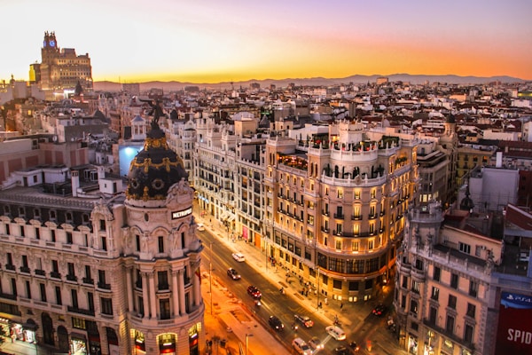 Barcelona cityscape with Sagrada Familia